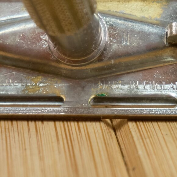 Gillette Vintage Safety Razor, Butterfly TTO Mechanism, Made in England - Picture 6 of 10